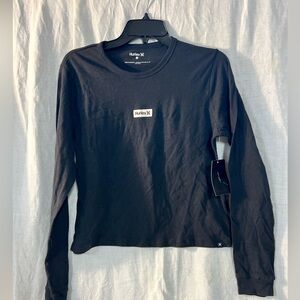 Hurley Black Crew Neck Long Sleeve